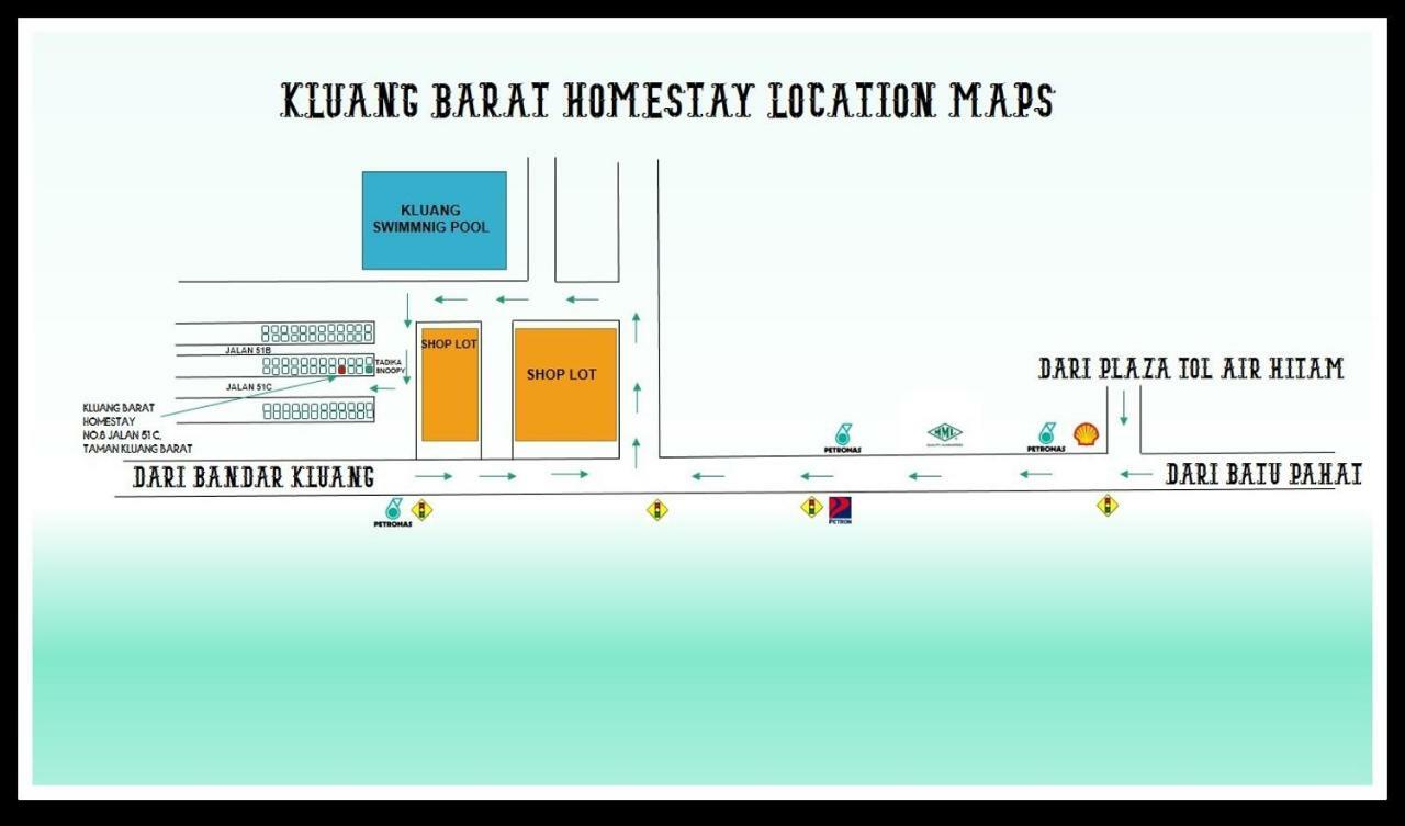Kluang Barat Homestay Екстер'єр фото